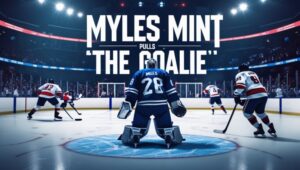 Myles Mint Pulls the Goalie