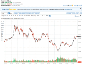 Tesla Stock Valuation Risk