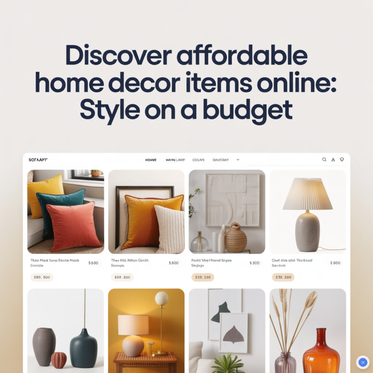 cheap home decor items online