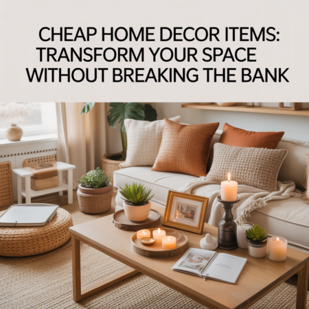 cheap home decor items